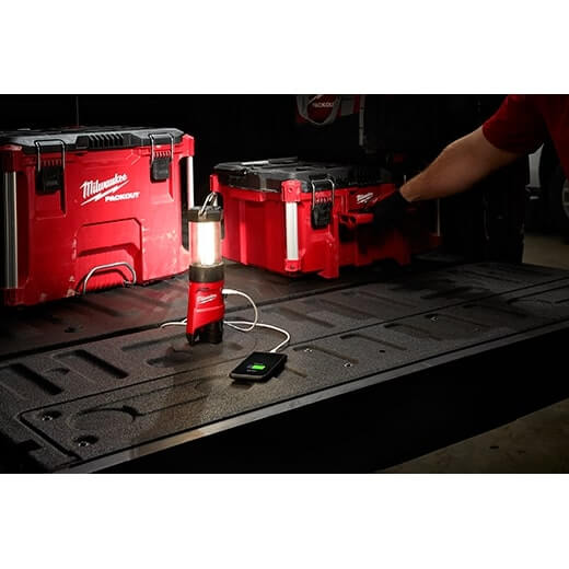 Milwaukee 2362 - 20 M12™ Trouble Light w/ USB Charging (Tool Only) - Lined Out Milwaukee 2362 - 20 M12™ Trouble Light w/ USB Charging (Tool Only)Work Lights