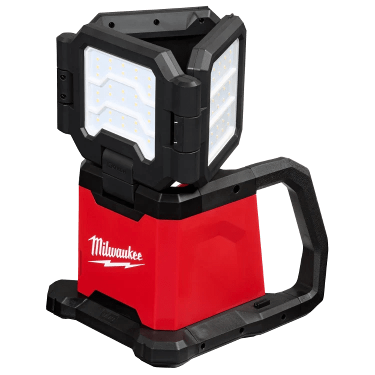 Milwaukee 2368 - 20 M18 Rover Dual Power Triple Panel Flood & Area Light - Lined Out Milwaukee 2368 - 20 M18 Rover Dual Power Triple Panel Flood & Area LightWork Lights