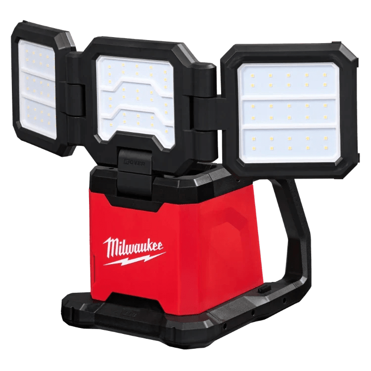 Milwaukee 2368 - 20 M18 Rover Dual Power Triple Panel Flood & Area Light - Lined Out Milwaukee 2368 - 20 M18 Rover Dual Power Triple Panel Flood & Area LightWork Lights