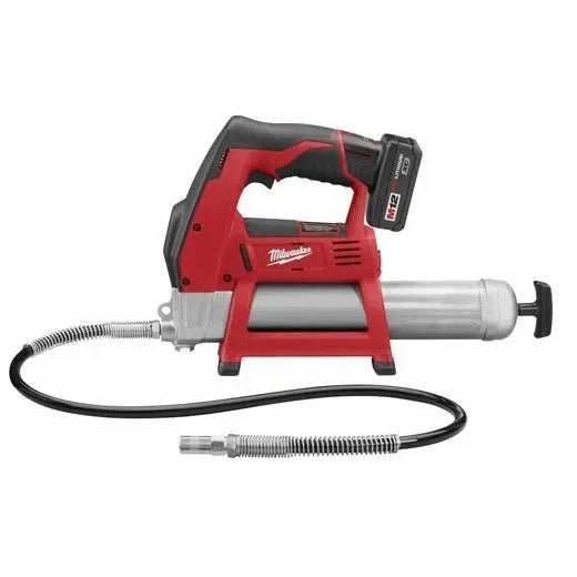 Milwaukee 2446 - 21XC M12™ Cordless LITHIUM - ION Grease Gun Kit - Lined Out Milwaukee 2446 - 21XC M12™ Cordless LITHIUM - ION Grease Gun KitGrease Guns