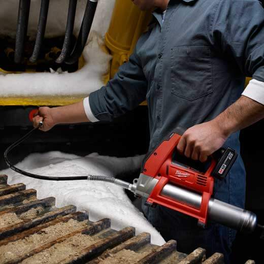Milwaukee 2446 - 21XC M12™ Cordless LITHIUM - ION Grease Gun Kit - Lined Out Milwaukee 2446 - 21XC M12™ Cordless LITHIUM - ION Grease Gun KitGrease Guns