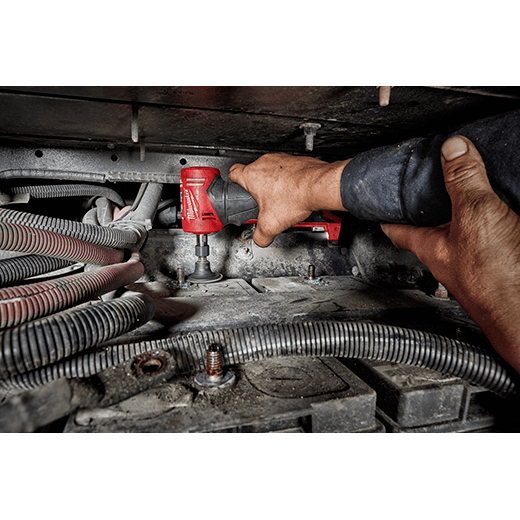 Milwaukee 2485 - 20 M12 FUEL 1/4" Right Angle Die Grinder - Lined Out Milwaukee 2485 - 20 M12 FUEL 1/4" Right Angle Die GrinderGrinders