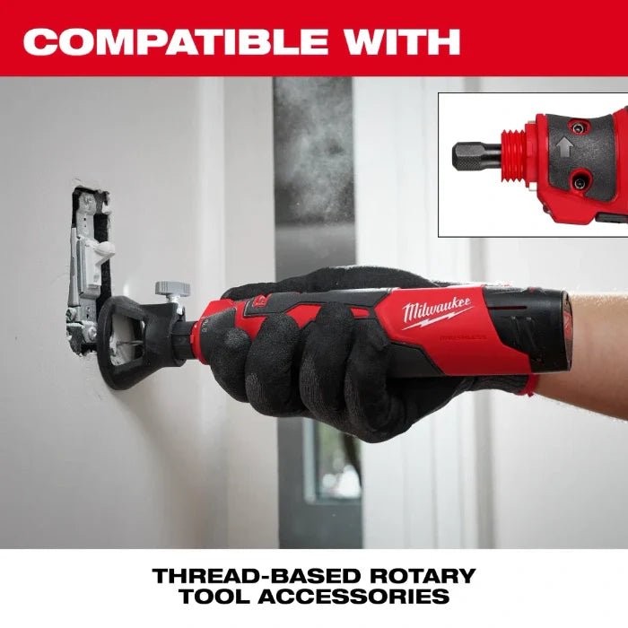 Milwaukee 2525 - 21 M12 Brushless Rotary Tool Kit - Lined Out Milwaukee 2525 - 21 M12 Brushless Rotary Tool KitCut - Off Saws