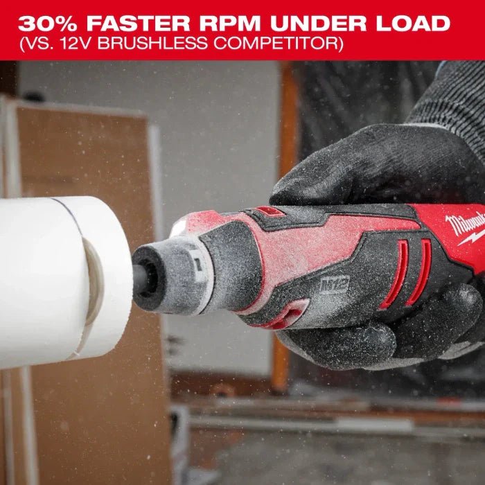 Milwaukee 2525 - 21 M12 Brushless Rotary Tool Kit - Lined Out Milwaukee 2525 - 21 M12 Brushless Rotary Tool KitCut - Off Saws