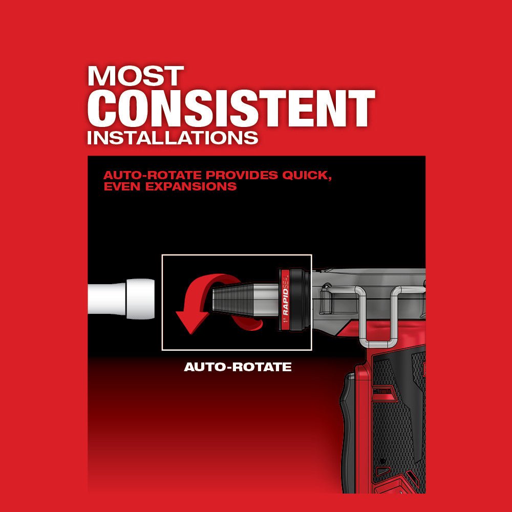 Milwaukee 2532 - 22 M12 FUEL™ ProPEX® Expander Kit w/ 1/2" - 1" RAPID SEAL™ ProPEX® Expander Heads - Lined Out Milwaukee 2532 - 22 M12 FUEL™ ProPEX® Expander Kit w/ 1/2" - 1" RAPID SEAL™ ProPEX® Expander HeadsPlumbing Repair Kits