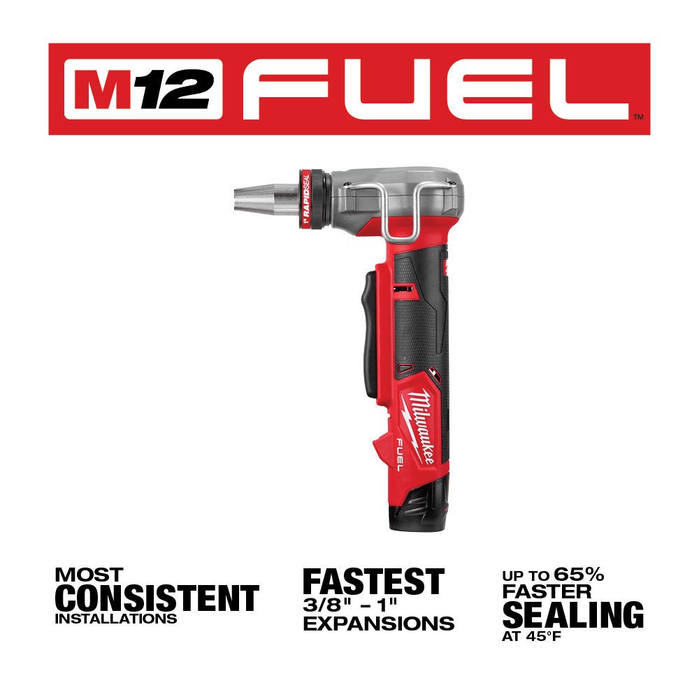 Milwaukee 2532 - 22 M12 FUEL™ ProPEX® Expander Kit w/ 1/2" - 1" RAPID SEAL™ ProPEX® Expander Heads - Lined Out Milwaukee 2532 - 22 M12 FUEL™ ProPEX® Expander Kit w/ 1/2" - 1" RAPID SEAL™ ProPEX® Expander HeadsPlumbing Repair Kits