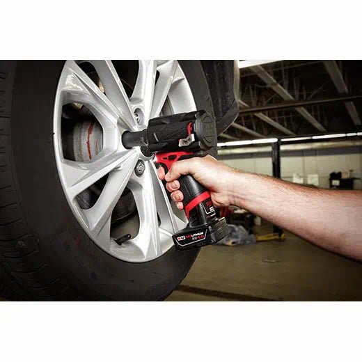 Milwaukee 2555P - 20 M12 FUEL™ 1/2” Stubby Impact Wrench w/ Pin Detent - Lined Out Milwaukee 2555P - 20 M12 FUEL™ 1/2” Stubby Impact Wrench w/ Pin DetentImpact Wrenches & Drivers