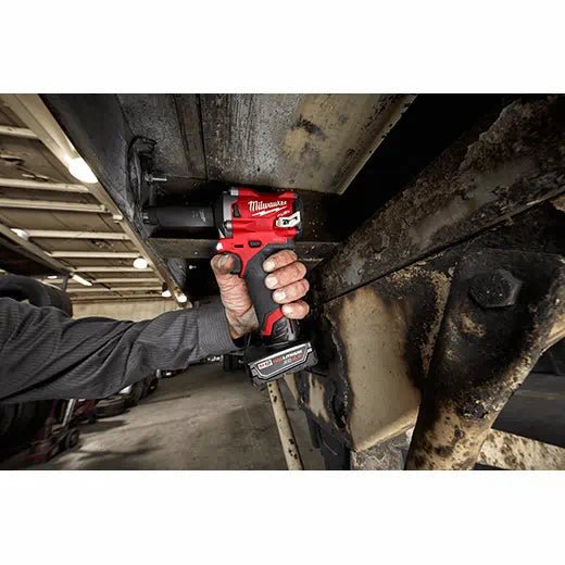 Milwaukee 2555P - 20 M12 FUEL™ 1/2” Stubby Impact Wrench w/ Pin Detent - Lined Out Milwaukee 2555P - 20 M12 FUEL™ 1/2” Stubby Impact Wrench w/ Pin DetentImpact Wrenches & Drivers