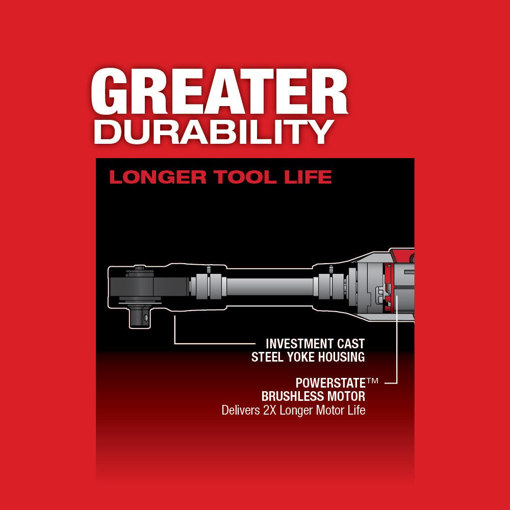 Milwaukee 2560 - 20 M12 FUEL™ 3/8 in. Extended Reach Ratchet - Lined Out Milwaukee 2560 - 20 M12 FUEL™ 3/8 in. Extended Reach RatchetImpact Wrenches & Drivers