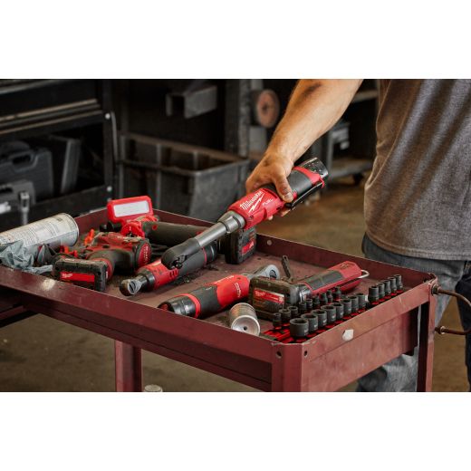 Milwaukee 2568 - 20 M12 FUEL™ 1/4" Extended Reach High Speed Ratchet (Tool Only) - Lined Out Milwaukee 2568 - 20 M12 FUEL™ 1/4" Extended Reach High Speed Ratchet (Tool Only)Impact Wrenches & Drivers