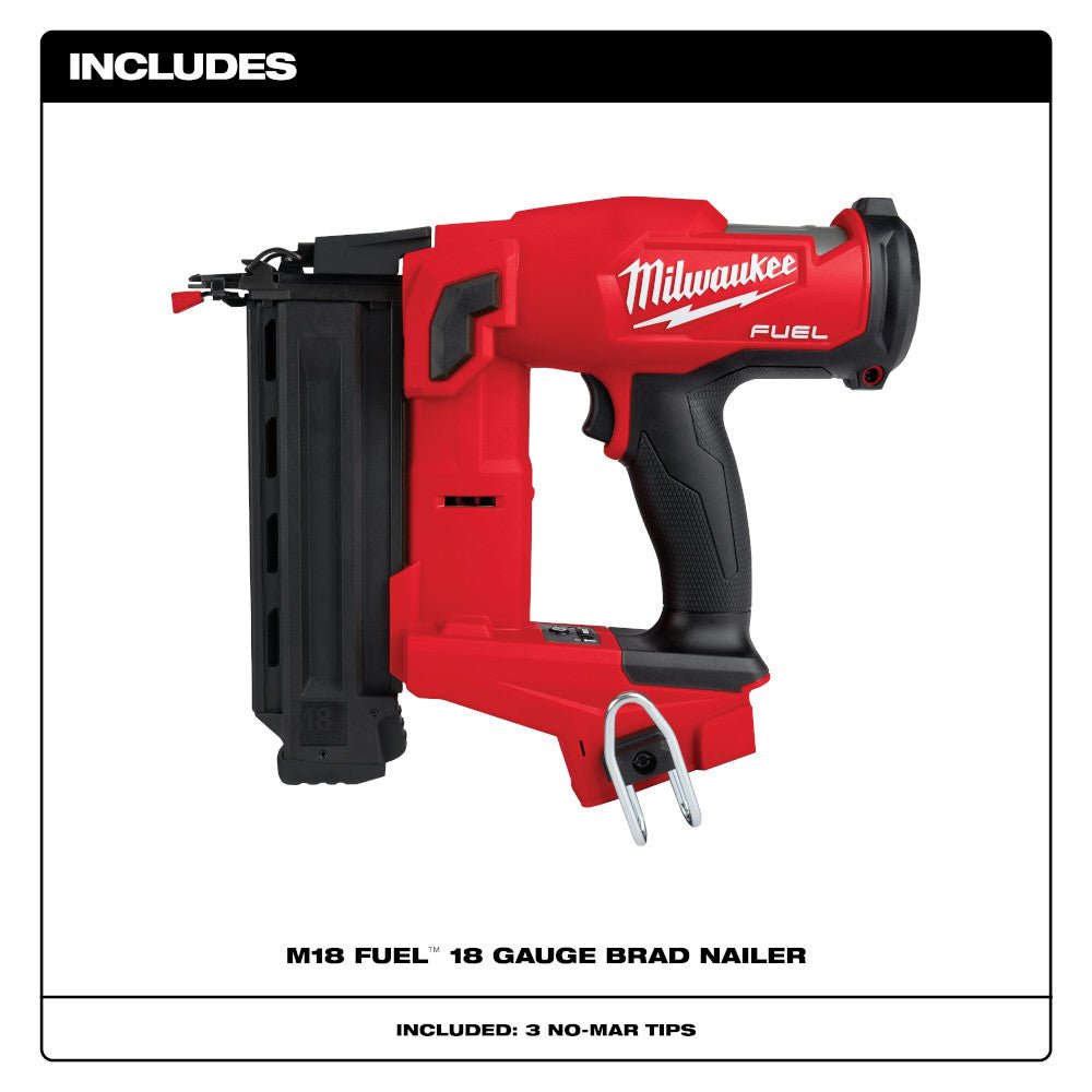 Milwaukee 2746 - 20 M18 FUEL™ 18 Gauge Brad Nailer - Lined Out Milwaukee 2746 - 20 M18 FUEL™ 18 Gauge Brad NailerNailers & Staplers