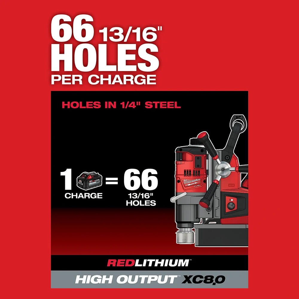 Milwaukee 2788 - 22HD M18 FUEL™ 1 - 1/2" Lineman Magnetic Drill High Demand™ Kit - Lined Out Milwaukee 2788 - 22HD M18 FUEL™ 1 - 1/2" Lineman Magnetic Drill High Demand™ KitDrill Presses