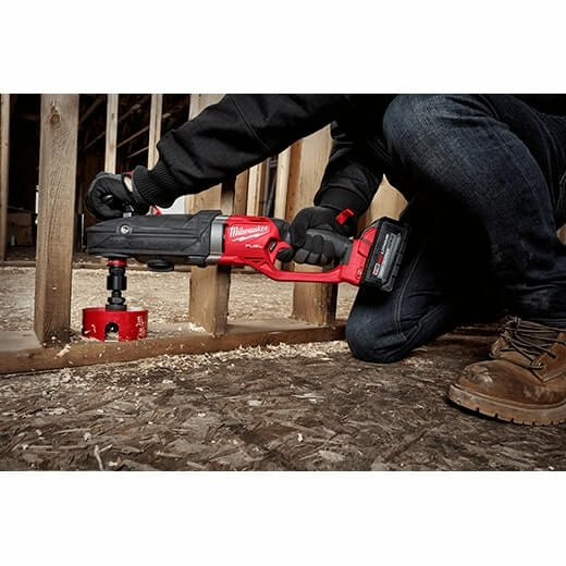 Milwaukee 2811 - 20 M18 FUEL™ SUPER HAWG™ Right Angle Drill w/ QUIK - LOK™ (Tool Only) - Lined Out Milwaukee 2811 - 20 M18 FUEL™ SUPER HAWG™ Right Angle Drill w/ QUIK - LOK™ (Tool Only)Handheld Power Drills