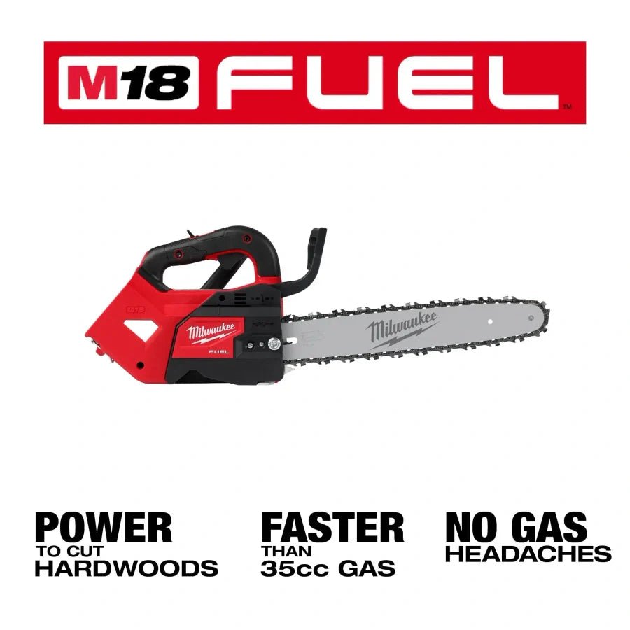 Milwaukee 2826 - 20T M18 FUEL 14" Top Handle Chainsaw (Tool - Only) - Lined Out Milwaukee 2826 - 20T M18 FUEL 14" Top Handle Chainsaw (Tool - Only)Chainsaws