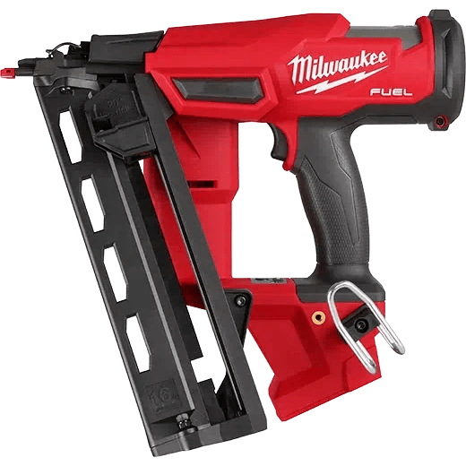 Milwaukee 2841 - 20 M18 FUEL 16 Gauge Angled Finish Nailer (Tool Only) - Lined Out Milwaukee 2841 - 20 M18 FUEL 16 Gauge Angled Finish Nailer (Tool Only)Nailers & Staplers