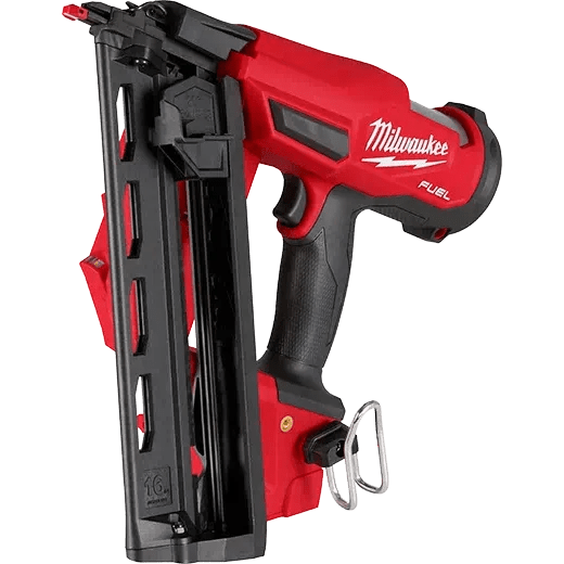 Milwaukee 2841 - 20 M18 FUEL 16 Gauge Angled Finish Nailer (Tool Only) - Lined Out Milwaukee 2841 - 20 M18 FUEL 16 Gauge Angled Finish Nailer (Tool Only)Nailers & Staplers