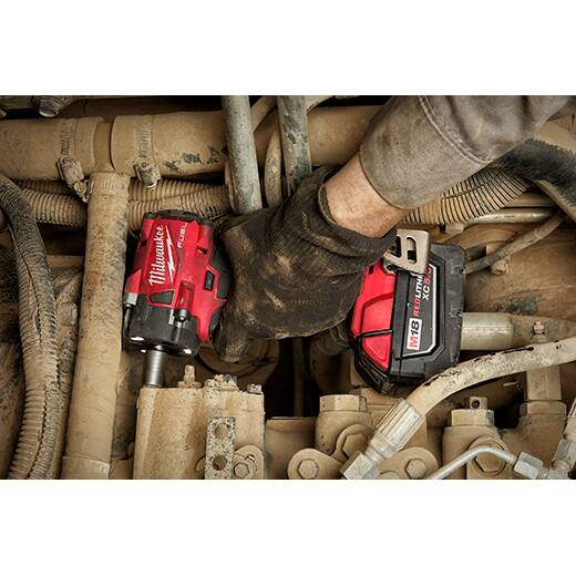 Milwaukee 2854 - 20 M18 FUEL 3/8" Compact Impact Wrench w/ Friction Ring (Tool Only) - Lined Out Milwaukee 2854 - 20 M18 FUEL 3/8" Compact Impact Wrench w/ Friction Ring (Tool Only)Impact Wrenches & Drivers