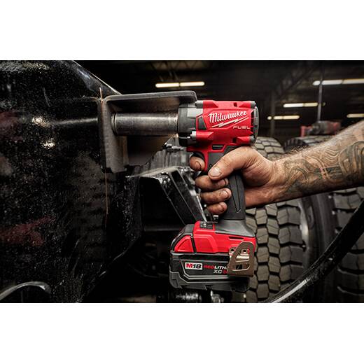 Milwaukee 2854 - 20 M18 FUEL 3/8" Compact Impact Wrench w/ Friction Ring (Tool Only) - Lined Out Milwaukee 2854 - 20 M18 FUEL 3/8" Compact Impact Wrench w/ Friction Ring (Tool Only)Impact Wrenches & Drivers