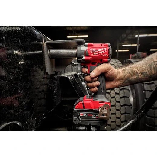 Milwaukee 2855P - 20 M18 FUEL™ 1/2 " Compact Impact Wrench w/ Pin Detent (Tool Only) - Lined Out Milwaukee 2855P - 20 M18 FUEL™ 1/2 " Compact Impact Wrench w/ Pin Detent (Tool Only)Impact Wrenches & Drivers