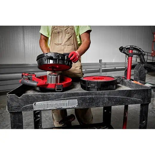 Milwaukee 2873 - 20 M18 FUEL™ ANGLER™ Pulling Fish Tape Powered Base (Tool Only) - Lined Out Milwaukee 2873 - 20 M18 FUEL™ ANGLER™ Pulling Fish Tape Powered Base (Tool Only)Power & Electrical Supplies
