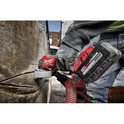 Milwaukee 2880 - 20 M18 FUEL™ 4 - 1/2" / 5" Braking Grinder Paddle Switch, No - Lock (Tool Only) - Lined Out Milwaukee 2880 - 20 M18 FUEL™ 4 - 1/2" / 5" Braking Grinder Paddle Switch, No - Lock (Tool Only)Grinders