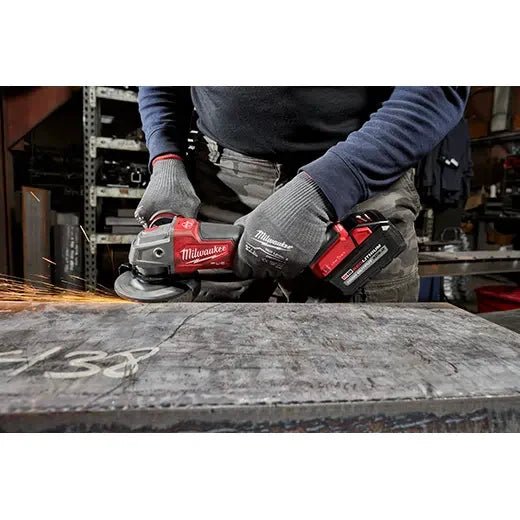 Milwaukee 2882 - 20 M18 FUEL™ 4 - 1/2" / 5" Braking Grinder w/ ONE - KEY™ Paddle Switch, No Lock (Tool Only) - Lined Out Milwaukee 2882 - 20 M18 FUEL™ 4 - 1/2" / 5" Braking Grinder w/ ONE - KEY™ Paddle Switch, No Lock (Tool Only)Grinders