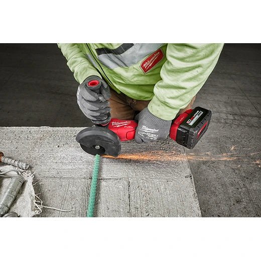 Milwaukee 2882 - 20 M18 FUEL™ 4 - 1/2" / 5" Braking Grinder w/ ONE - KEY™ Paddle Switch, No Lock (Tool Only) - Lined Out Milwaukee 2882 - 20 M18 FUEL™ 4 - 1/2" / 5" Braking Grinder w/ ONE - KEY™ Paddle Switch, No Lock (Tool Only)Grinders