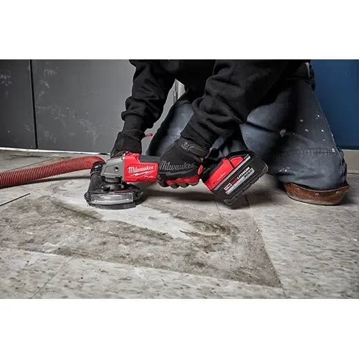 Milwaukee 2882 - 20 M18 FUEL™ 4 - 1/2" / 5" Braking Grinder w/ ONE - KEY™ Paddle Switch, No Lock (Tool Only) - Lined Out Milwaukee 2882 - 20 M18 FUEL™ 4 - 1/2" / 5" Braking Grinder w/ ONE - KEY™ Paddle Switch, No Lock (Tool Only)Grinders