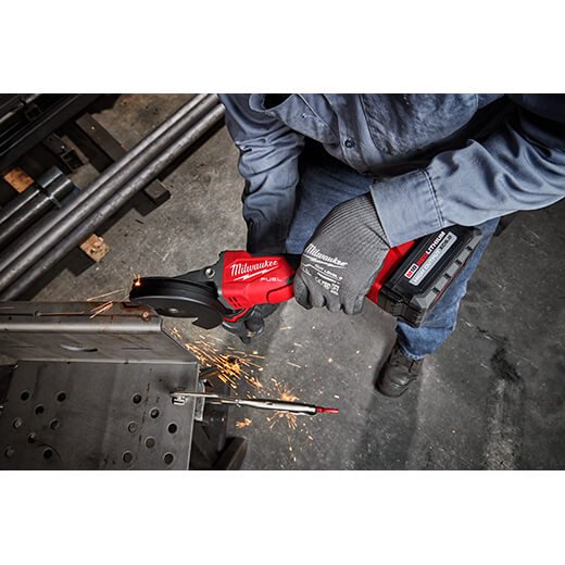 Milwaukee 2886 - 20 M18 FUEL™ 5" Flathead Braking Grinder, Paddle Switch No - Lock (Tool Only) - Lined Out Milwaukee 2886 - 20 M18 FUEL™ 5" Flathead Braking Grinder, Paddle Switch No - Lock (Tool Only)Grinders