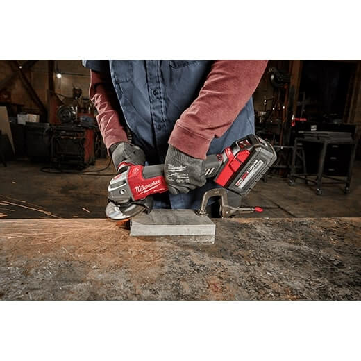 Milwaukee 2888 - 20 M18 FUEL™ 4 - 1/2" / 5" Variable Speed Braking Grinder, Paddle Switch No - Lock (Tool Only) - Lined Out Milwaukee 2888 - 20 M18 FUEL™ 4 - 1/2" / 5" Variable Speed Braking Grinder, Paddle Switch No - Lock (Tool Only)Grinders