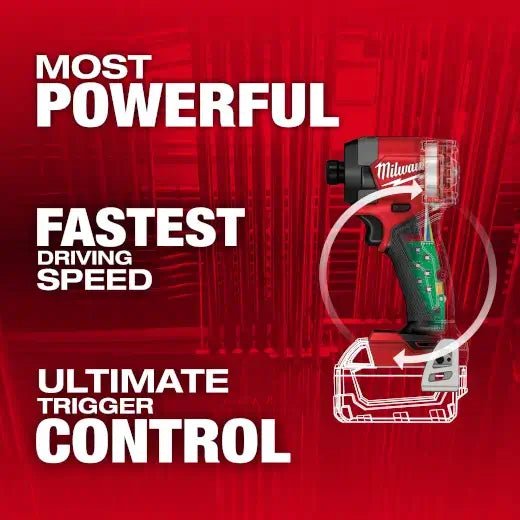 Milwaukee 2953 - 20 M18 FUEL™ 1/4" Hex Impact Driver (Tool Only) - Lined Out Milwaukee 2953 - 20 M18 FUEL™ 1/4" Hex Impact Driver (Tool Only)Impact Wrenches & Drivers