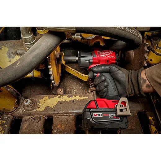 Milwaukee 2962P - 20 M18 FUEL™ 1/2 " Mid - Torque Impact Wrench w/ Pin Detent (Tool Only) - Lined Out Milwaukee 2962P - 20 M18 FUEL™ 1/2 " Mid - Torque Impact Wrench w/ Pin Detent (Tool Only)Impact Wrenches & Drivers