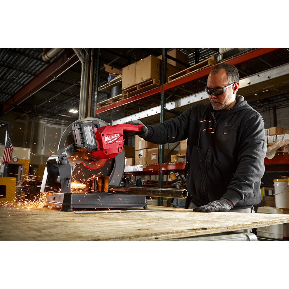 Milwaukee 2990 - 20 M18 FUEL™ 14" Abrasive Chop Saw - Lined Out Milwaukee 2990 - 20 M18 FUEL™ 14" Abrasive Chop SawMiter Saws