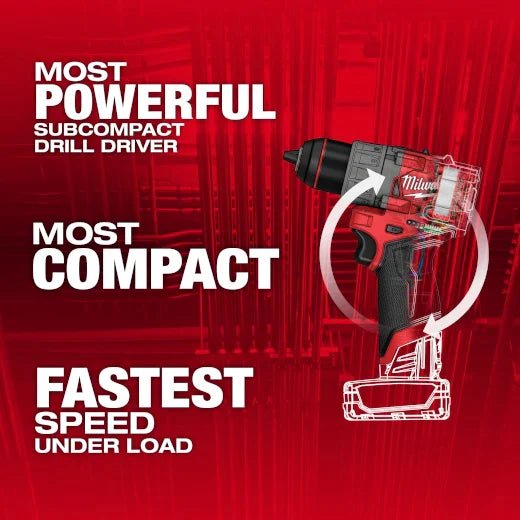 Milwaukee 3403 - 22 M12 FUEL™ 1/2" Drill/Driver Kit - Lined Out Milwaukee 3403 - 22 M12 FUEL™ 1/2" Drill/Driver KitHandheld Power Drills