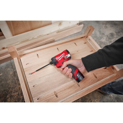 Milwaukee 3453 - 22 M12 FUEL™ 1/4" Hex Impact Driver Kit with (2) 2.0Ah Lithium Ion Batteries, Charger & Tool Bag - Lined Out Milwaukee 3453 - 22 M12 FUEL™ 1/4" Hex Impact Driver Kit with (2) 2.0Ah Lithium Ion Batteries, Charger & Tool BagImpact Wrenches & Drivers