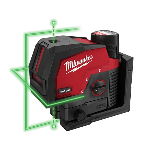 Milwaukee 3622 - 21 M12 Green Cross Line & Plumb Points Laser Kit - Lined Out Milwaukee 3622 - 21 M12 Green Cross Line & Plumb Points Laser KitLaser Levels