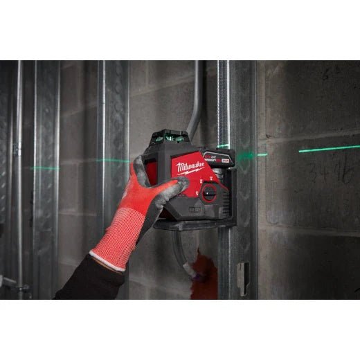Milwaukee 3631 - 20 M12™ Green 360° Single Plane Laser - Lined Out Milwaukee 3631 - 20 M12™ Green 360° Single Plane LaserLaser Levels