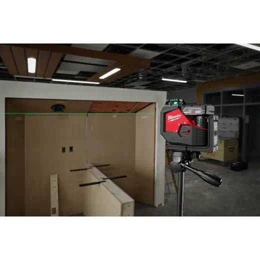 Milwaukee 3631 - 21 M12™ Green 360° Single Plane Laser Kit - Lined Out Milwaukee 3631 - 21 M12™ Green 360° Single Plane Laser KitLaser Levels