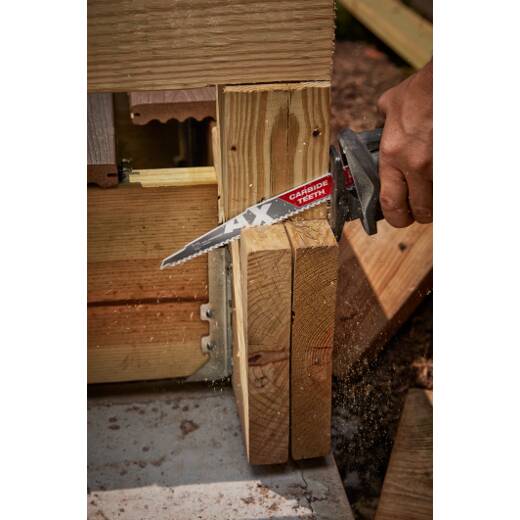 Milwaukee 48 - 00 - 5226 SAWZALL The AX 5 TPI 9" Carbide Blades - 1PK - Lined Out Milwaukee 48 - 00 - 5226 SAWZALL The AX 5 TPI 9" Carbide Blades - 1PKSaw Blades
