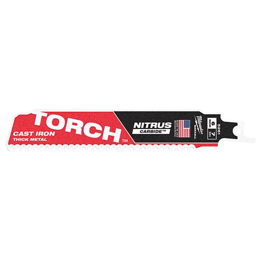 Milwaukee 48 - 00 - 5262 9" 7TPI The TORCH FOR CAST IRON with NITRUS CARBIDE 1PK - Lined Out Milwaukee 48 - 00 - 5262 9" 7TPI The TORCH FOR CAST IRON with NITRUS CARBIDE 1PKSaw Blades