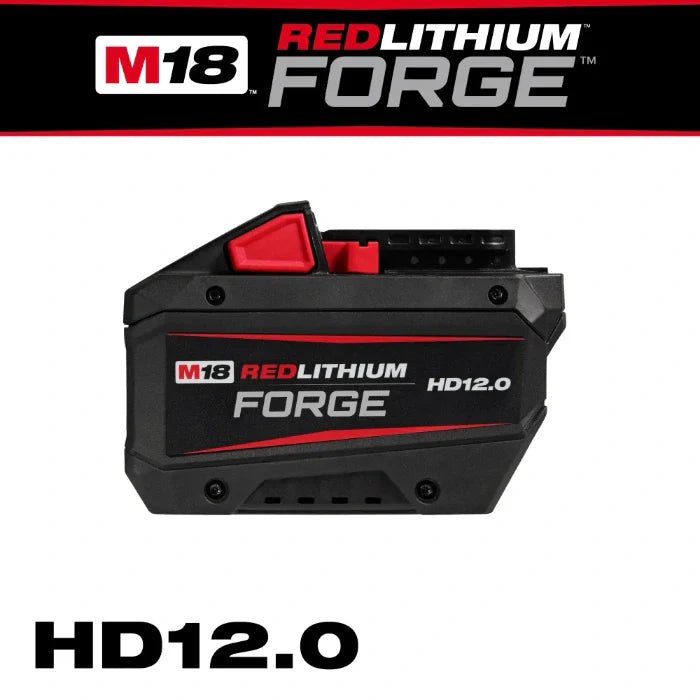 Milwaukee 48 - 11 - 1813 M18™ REDLITHIUM™ FORGE™ HD12.0 Battery Pack - Lined Out Milwaukee 48 - 11 - 1813 M18™ REDLITHIUM™ FORGE™ HD12.0 Battery PackPower Tool Batteries