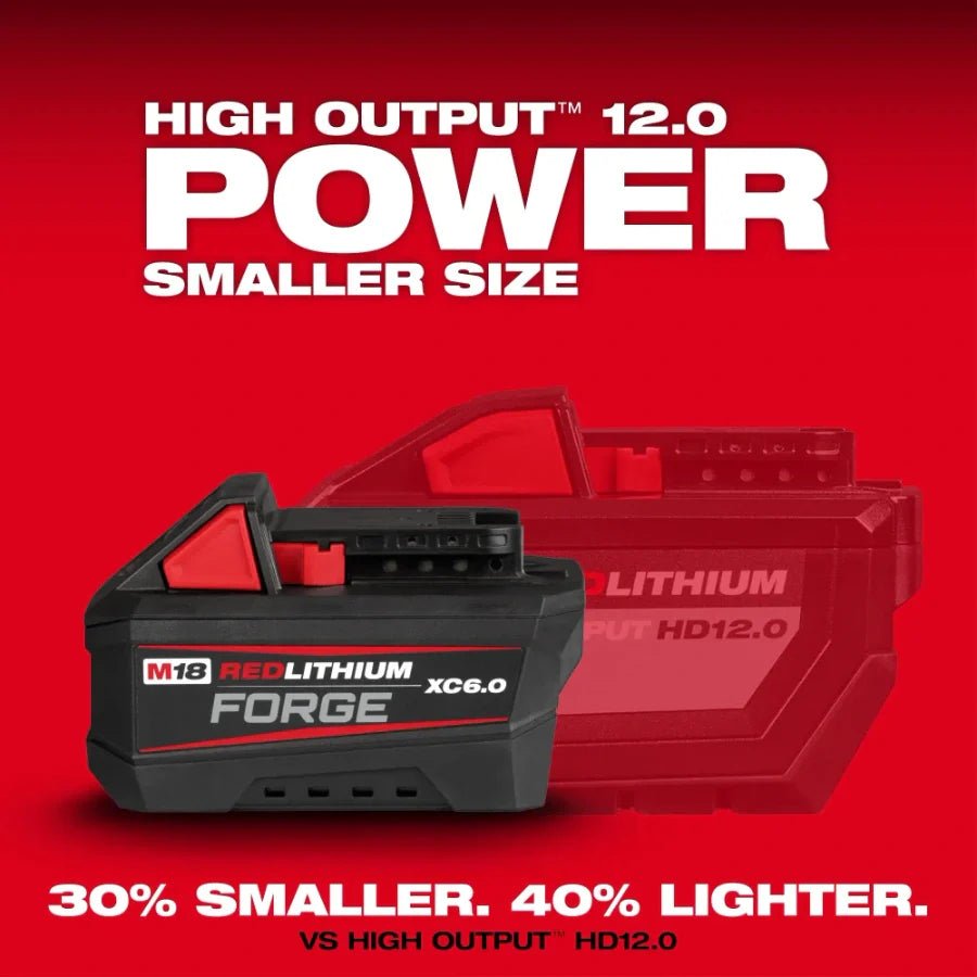 Milwaukee 48 - 11 - 1861 M18™ REDLITHIUM™ FORGE™ XC6.0 Battery Pack - Lined Out Milwaukee 48 - 11 - 1861 M18™ REDLITHIUM™ FORGE™ XC6.0 Battery PackPower Tool Batteries