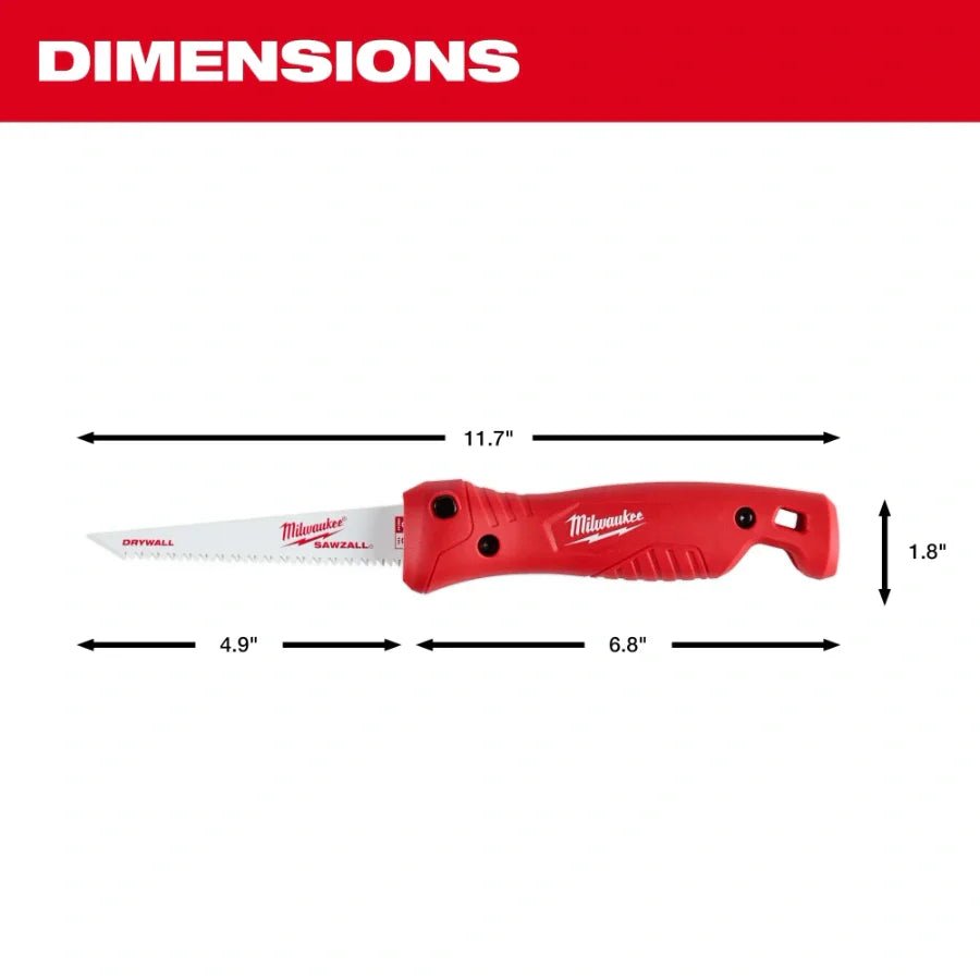 Milwaukee 48 - 22 - 0307 Folding Jab Saw - Lined Out Milwaukee 48 - 22 - 0307 Folding Jab SawSaws