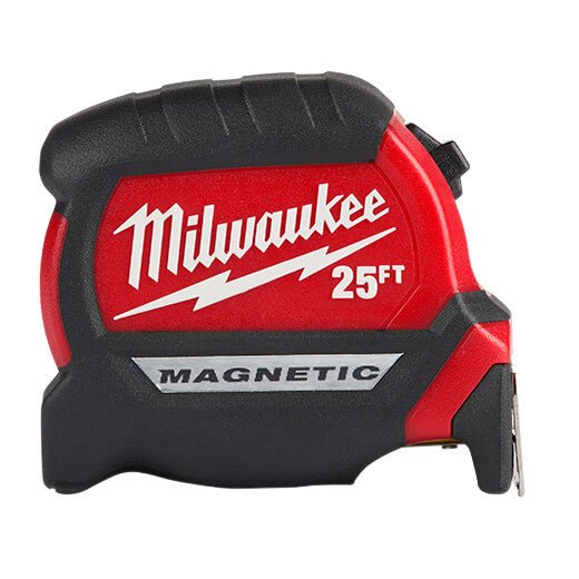 Milwaukee 48 - 22 - 0325G 25ft Compact Wide Blade Magnetic Tape Measure 2 - Pack - Lined Out Milwaukee 48 - 22 - 0325G 25ft Compact Wide Blade Magnetic Tape Measure 2 - PackTape Measures