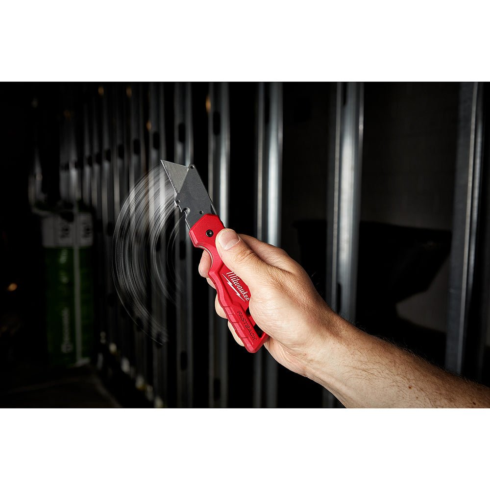 Milwaukee 48 - 22 - 1501 FASTBACK™ Folding Utility Knife - Lined Out Milwaukee 48 - 22 - 1501 FASTBACK™ Folding Utility KnifeUtility Knives