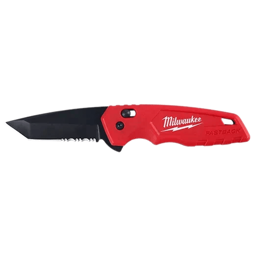 Milwaukee 48 - 22 - 1530 FASTBACK™ Spring Assisted Folding Knife - Lined Out Milwaukee 48 - 22 - 1530 FASTBACK™ Spring Assisted Folding KnifeUtility Knives