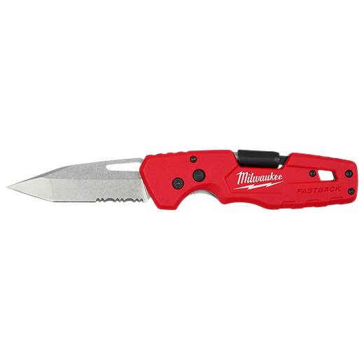 Milwaukee 48 - 22 - 1540 FASTBACK™ 5in1 Folding Knife - Lined Out Milwaukee 48 - 22 - 1540 FASTBACK™ 5in1 Folding KnifeTool Knives