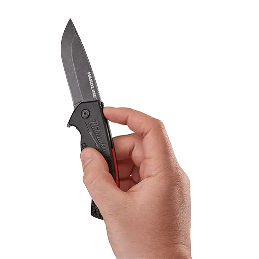 Milwaukee 48 - 22 - 1994 3” HARDLINE™ Smooth Blade Pocket Knife - Lined Out Milwaukee 48 - 22 - 1994 3” HARDLINE™ Smooth Blade Pocket KnifeUtility Knives