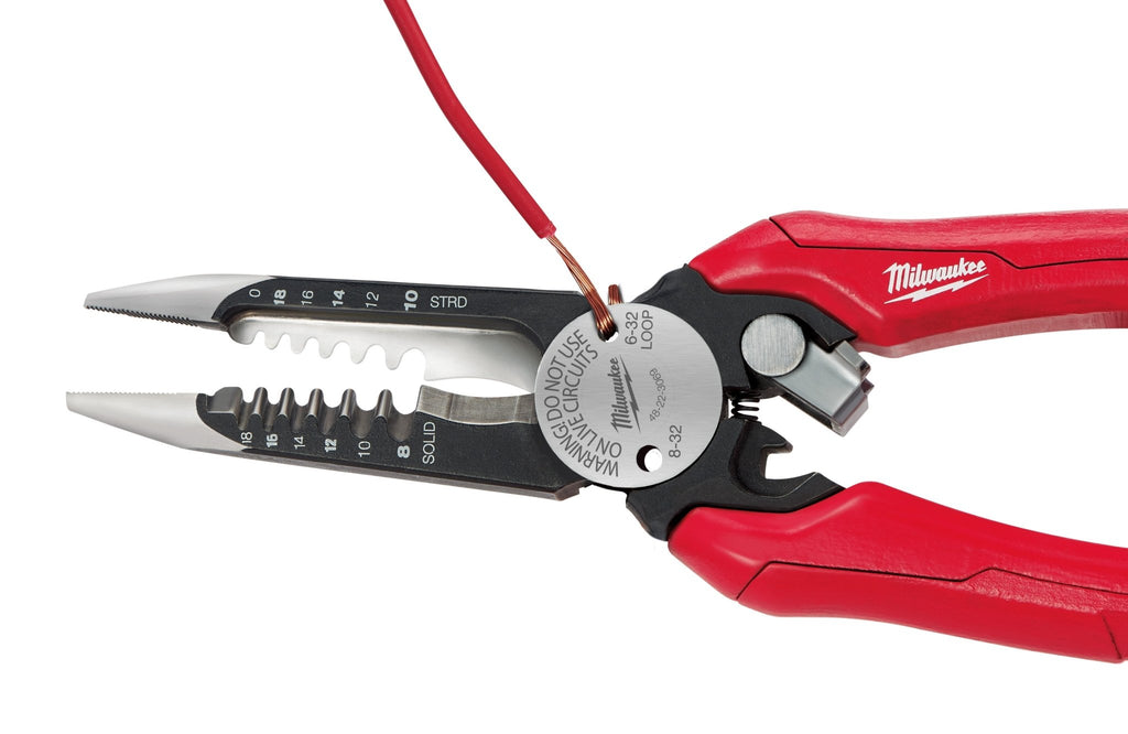 Milwaukee 48 - 22 - 3079 Electricians Combination Wire Pliers - Lined Out Milwaukee 48 - 22 - 3079 Electricians Combination Wire PliersPliers