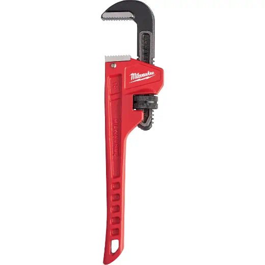 Milwaukee 48 - 22 - 7110 10” Steel Pipe Wrench - Lined Out Milwaukee 48 - 22 - 7110 10” Steel Pipe WrenchWrenches